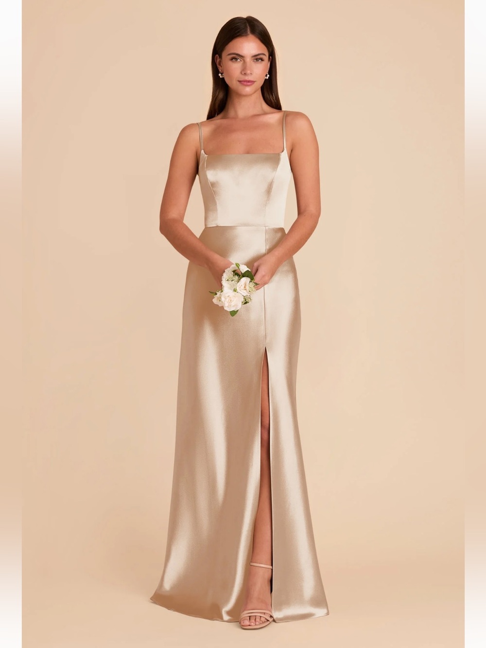 Birdy Grey Champagne Satin - Mai Dress